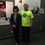With Mrs. Nicole Liu, President of National Taiwan University Alumni Association and an expert in Special Ed 